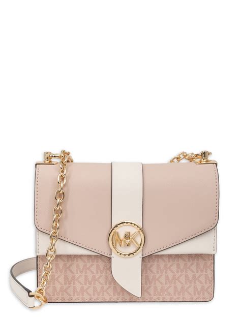 michael kors pink and white bag|michael kors pink bag sale.